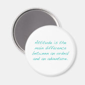 Attitude — ordeal of avontuur (groen) magneet (Voorkant / Achterkant)