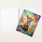 Attitude positive Red Fox Pup Planner (Devant avec enveloppe)