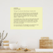 Attitude Poster (Keuken)