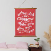 ATTITUDES aangepaste kleur Hangend Wandkleed (Slaapkamer)