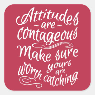 ATTITUDES autocollants de motivation couleur perso