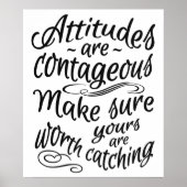 ATTITUDES motivational poster (Devant)