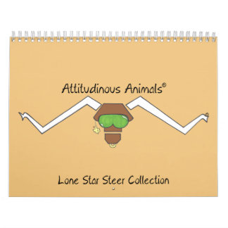 Attitudinous Animals® Lone Star Stier Kalender
