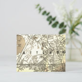 Attleboro, MA Carte Vintage (Debout devant)