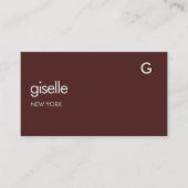 Attorney at Law Burgundy Gold QR Code Visitekaartje (Voorkant)