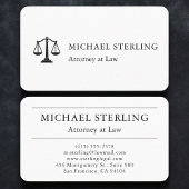 Attorney at Law Visitekaartje