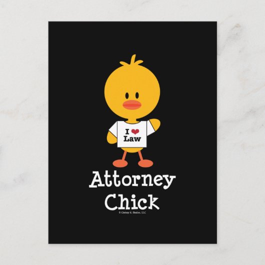 Attorney Chick Briefkaart (Voorkant)