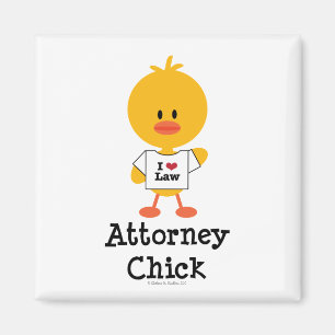 Attorney Chick Magnet Magneet
