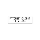 Attorney-Client Privilege Zelfinktstempel Zelfinktende Stempel (Design)