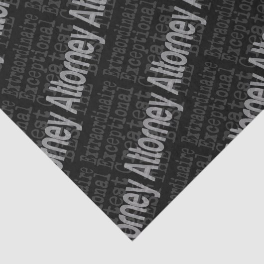 Attorney Extragewoon Tissuepapier (Detail)