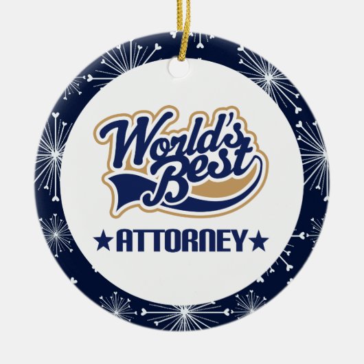 Attorney Gift Ornament (Voorkant)
