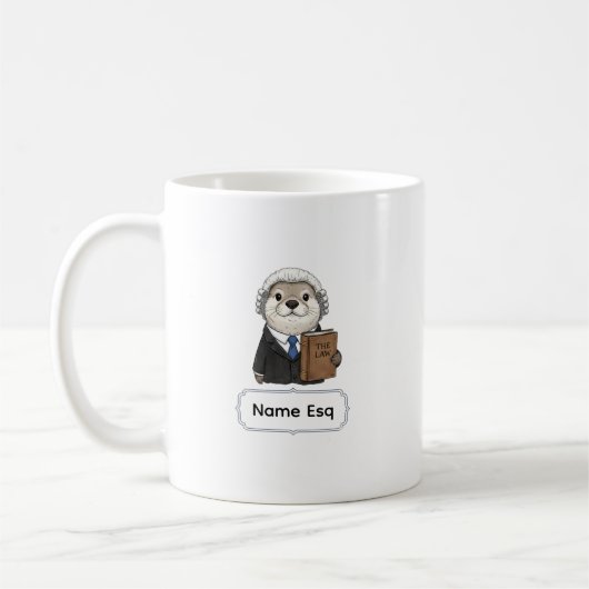 Attorney Graduation Name Mug (Gauche)