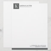 Attorney Letterhead Briefhoofd Sjabloon (Voorkant / Achterkant)