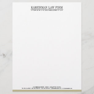 Attorney Letterhead Gepersonaliseerd Briefhoofd