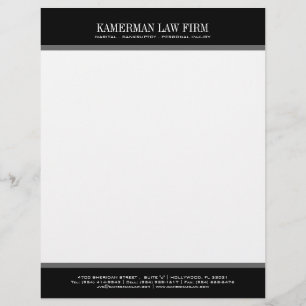 Attorney Letterhead Persoonlijk Briefhoofd