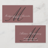 Attorney Monogram  Visitekaartje (Voorkant / Achterkant)