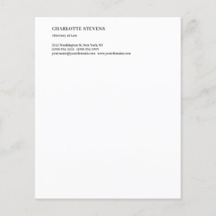 Attorney of Law Trendy minimalist Elegant Simple