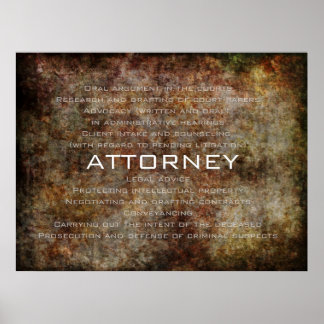 Attorney Poster
