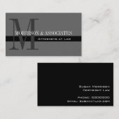 Attorney Professional Visitekaartjes Gray (Voorkant / Achterkant)