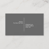 Attorney scale of justice visitekaartje (Achterkant)