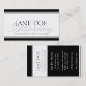 Attorney Silver Script Visitekaartje (Voorkant / Achterkant)