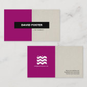 Attorney - Simple Elegant Stylish Visitekaartje (Voorkant / Achterkant)