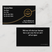 Attorney Visitekaartjes (Voorkant / Achterkant)