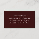 Attorney Visitekaartjes (Achterkant)