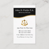 Attorney Visitekaartjes (Voorkant)