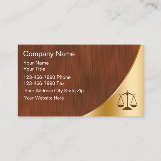 Attorney Visitekaartjes (Voorkant)