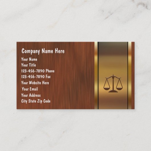 Attorney Visitekaartjes (Voorkant)