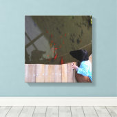 ATTRACTIE klein canvas 12x12 Afdruk (Insitu (Houten vloer))