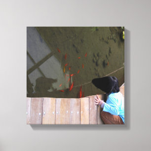 ATTRACTIE klein canvas 12x12 Afdruk