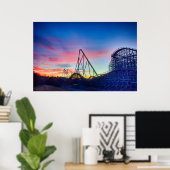 attractiepark Carowinds Poster (Thuiskantoor)