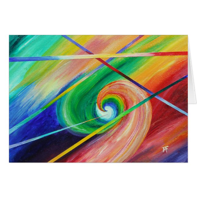 Attraction opposée - art abstrait (Devant horizontal)