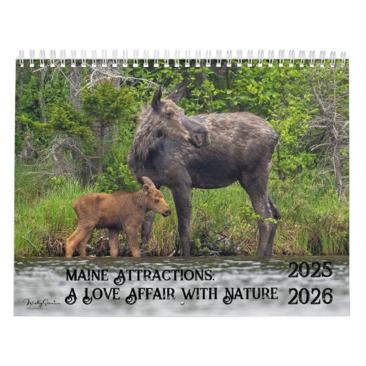 Attractions du Maine Calendrier 2025-2026 (Protection)