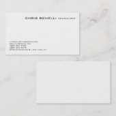 Attractive Black White Trendy Chic-Visitekaartje Visitekaartje (Voorkant / Achterkant)