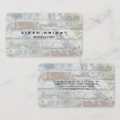 Attractive Grey Wall Stijlvol Modern Minimalist Visitekaartje (Voorkant / Achterkant)