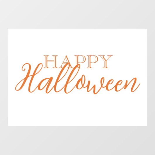 Attractive & Mystical Halloween Witch Conjures Raamsticker (Vel)