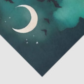 Attractive & Mystical Halloween Witch Conjures Tissuepapier (Detail)