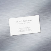 Attractive Simple Professional Plain Minimalist Magnetisch Visitekaartje (Voorbeeld)