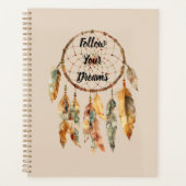Attrape-rêves Boho Plumes Crème (Devant)