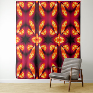 Attrape-Rêves Plume de Feu Rouge 7 Tapisserie