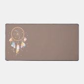 Attrape-rêves tribal Boho Marron (Recto)