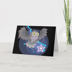 Attrape une étoile ! ~owl cartes de voeux