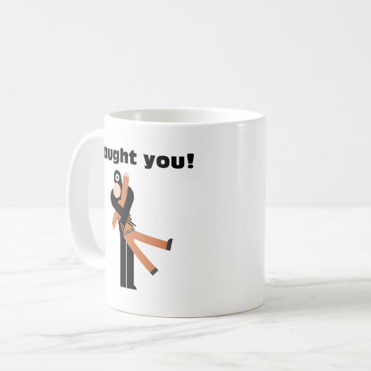 Attrapé vous tasse drôle de SCP (Devant gauche)