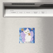 Attraper un aimant carré étoile en chute (In Situ (Lave-vaisselle))