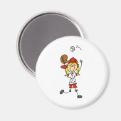 Attraper Un Aimant De Softball (Recto/Verso)