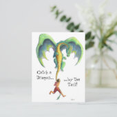 Attraper une carte postale Dragon (Debout devant)