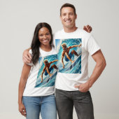 Attrapez la vague parfaite - T-shirt Surfer Dynami (Unisexe)